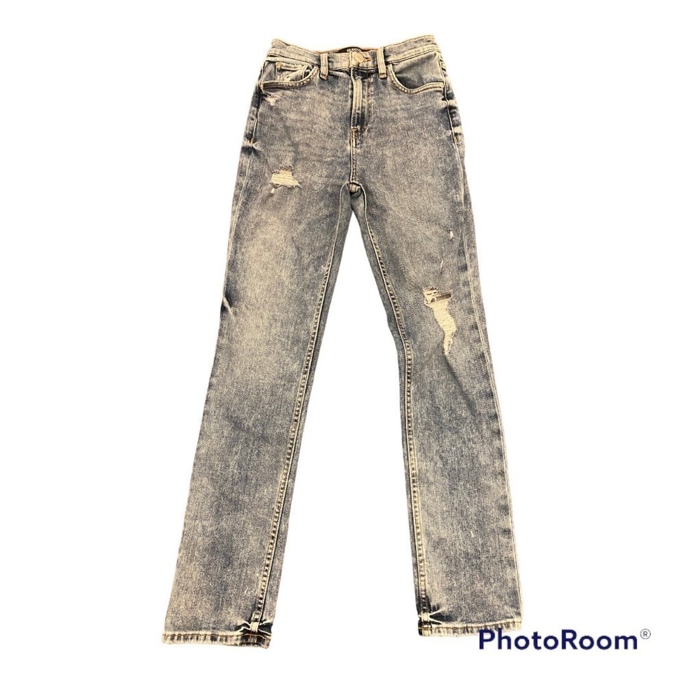 Hudson Holly High Rise straight crop jeans